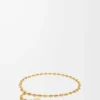 Donut chain belt in brass Gold