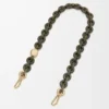 Donut chain in calfskin Dark Khaki