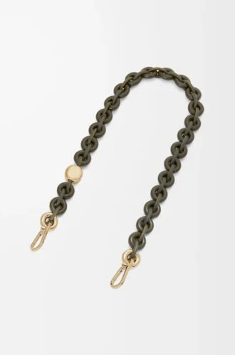 Donut chain in calfskin Dark Khaki Donut chain in calfskin Dark Khaki