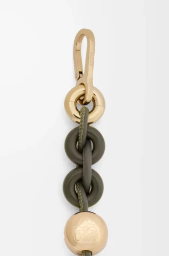 Donut chain in calfskin Dark Khaki Donut chain in calfskin Dark Khaki