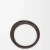 Double bangle set in classic calfskin Black/Tan