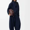 Draped shirt in denim Dark Indigo Draped shirt in denim Dark Indigo