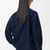 Draped shirt in denim Dark Indigo Draped shirt in denim Dark Indigo