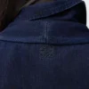 Draped shirt in denim Dark Indigo Draped shirt in denim Dark Indigo