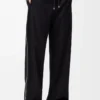 Drawstring trousers in wool Navy Blue