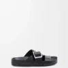 Ease Buckle slide in vegetable-tanned calfskin Black