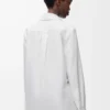 Embellished shirt in cotton White Embellished shirt in cotton White