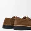 Faro lace-up in suede calfskin Brown