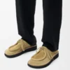 Faro lace-up in suede calfskin Sahara