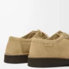 Faro lace-up in suede calfskin Sahara