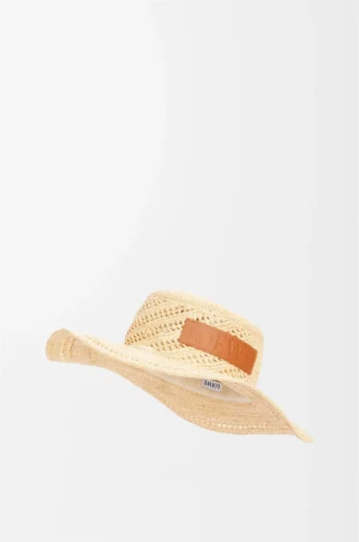 Fisherman hat in raffia Natural