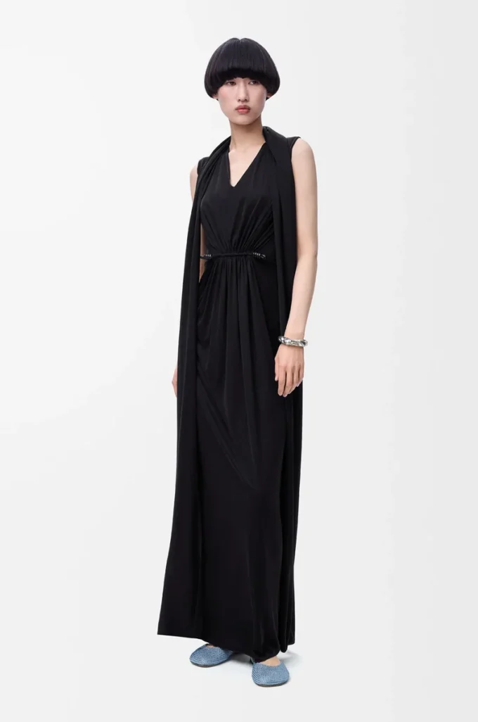 Flamenco dress in silk Black Flamenco dress in silk Black
