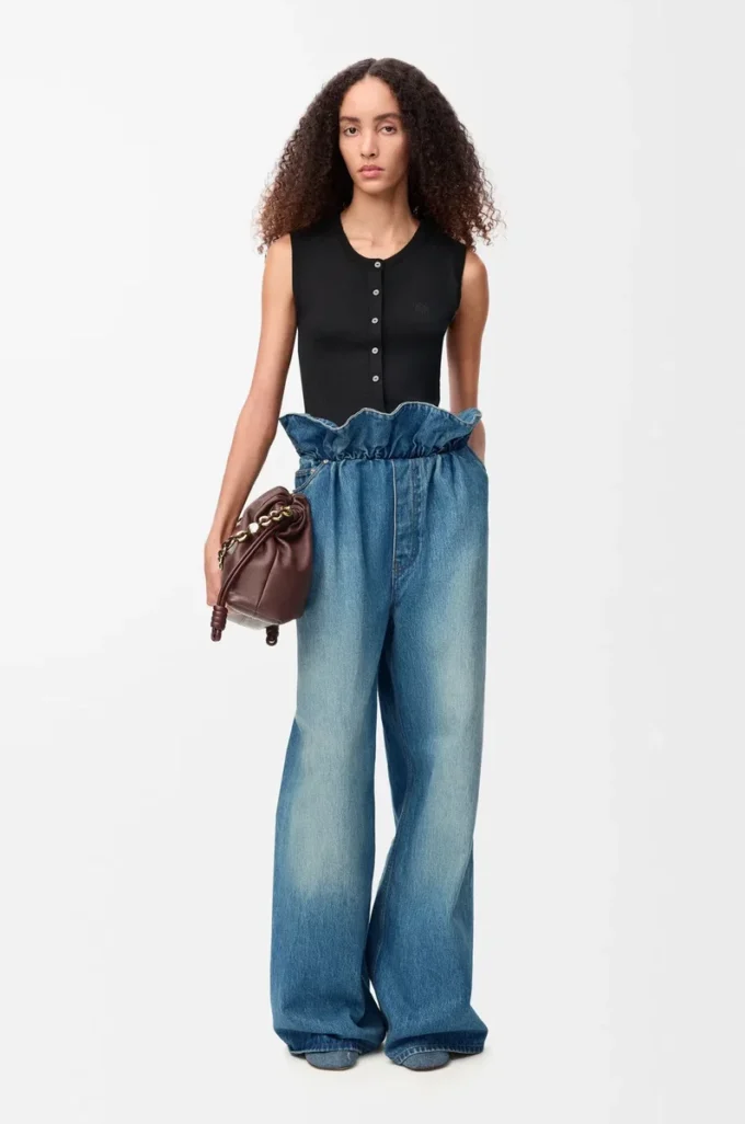 Flamenco jeans in denim Denim Blue Flamenco jeans in denim Denim Blue