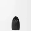 Flamenco satchel in shiny supple calfskin Black