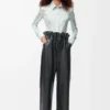 Flamenco trousers in nappa lambskin Black Flamenco trousers in nappa lambskin Black