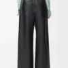 Flamenco trousers in nappa lambskin Black Flamenco trousers in nappa lambskin Black