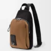 Flex sling in canvas and suede Black/Dark Gold
