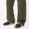 Flow Runner 2.0 in nylon and suede Black/White/Khaki