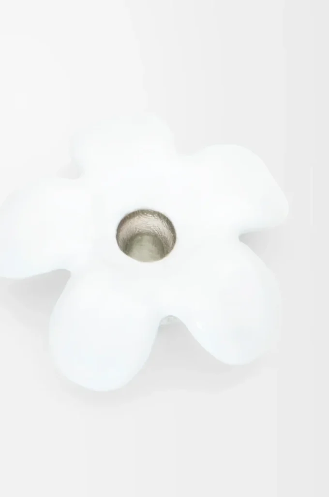 Flower Hat pendant in sterling silver Silver/White Flower Hat pendant in sterling silver Silver/White