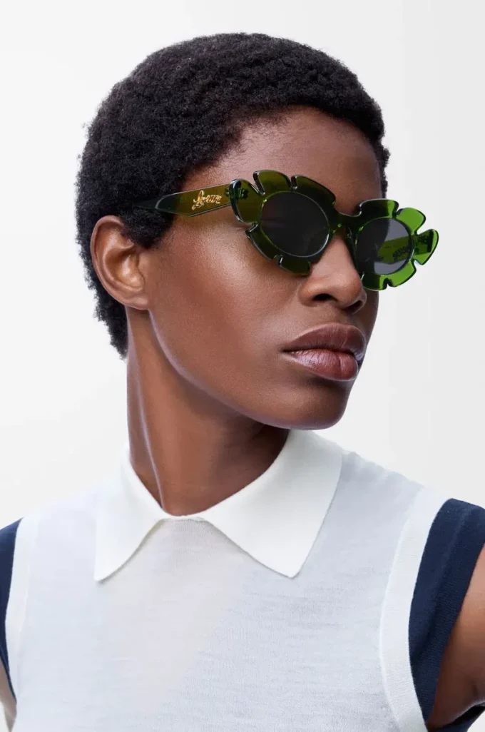 Flower sunglasses Cactus Green Flower sunglasses Cactus Green