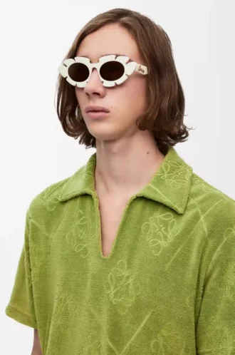 Flower sunglasses Ivory
