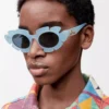 Flower sunglasses Light Blue Flower sunglasses Light Blue