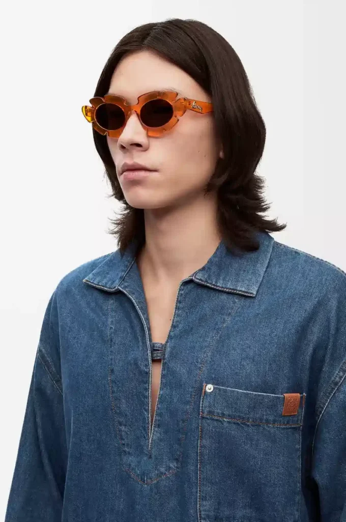 Flower sunglasses Transparent Orange Flower sunglasses Transparent Orange