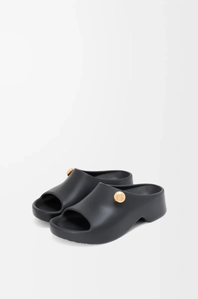 Foam Pebble slide Black/Gold