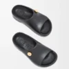 Foam Pebble slide Black/Gold