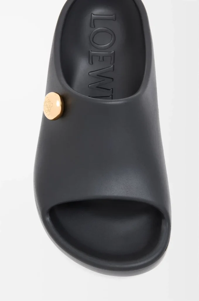 Foam Pebble slide Black/Gold
