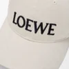 Futurist Cat cap in cotton Soft White/Black