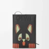 Futurist Cat notebook in calfskin Black/Multicolor Futurist Cat notebook in calfskin Black/Multicolor