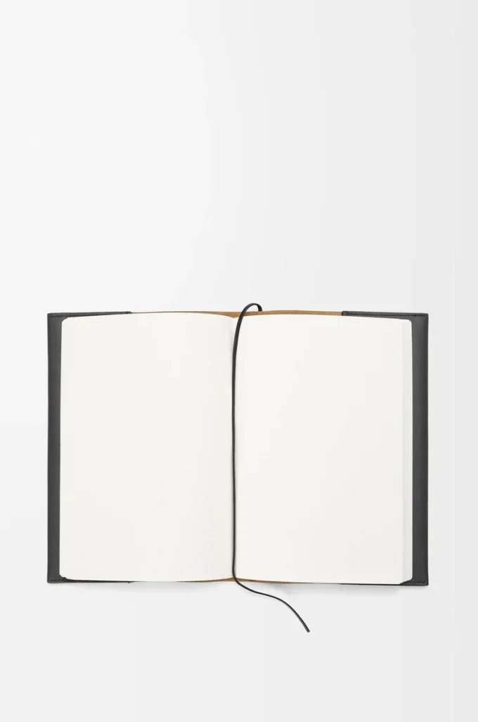 Futurist Cat notebook in calfskin Black/Multicolor Futurist Cat notebook in calfskin Black/Multicolor