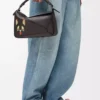 Futurist Cat small Puzzle bag in classic calfskin Dark Taupe