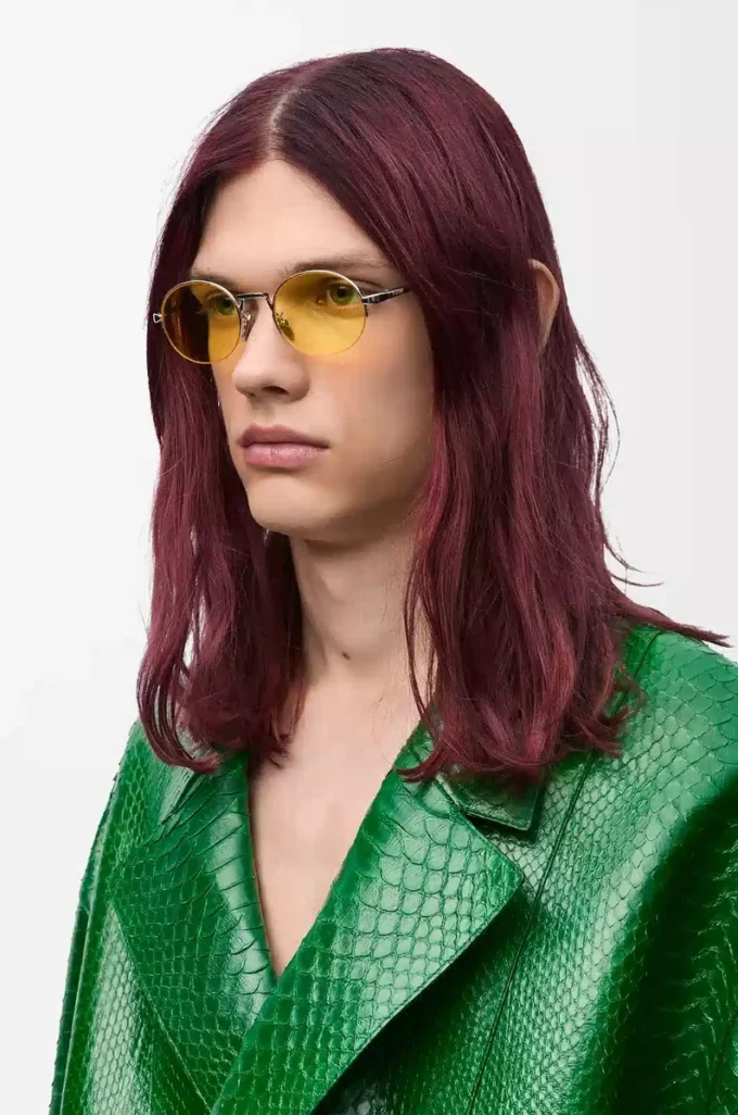 Groove Oval sunglasses Yellow Groove Oval sunglasses Yellow