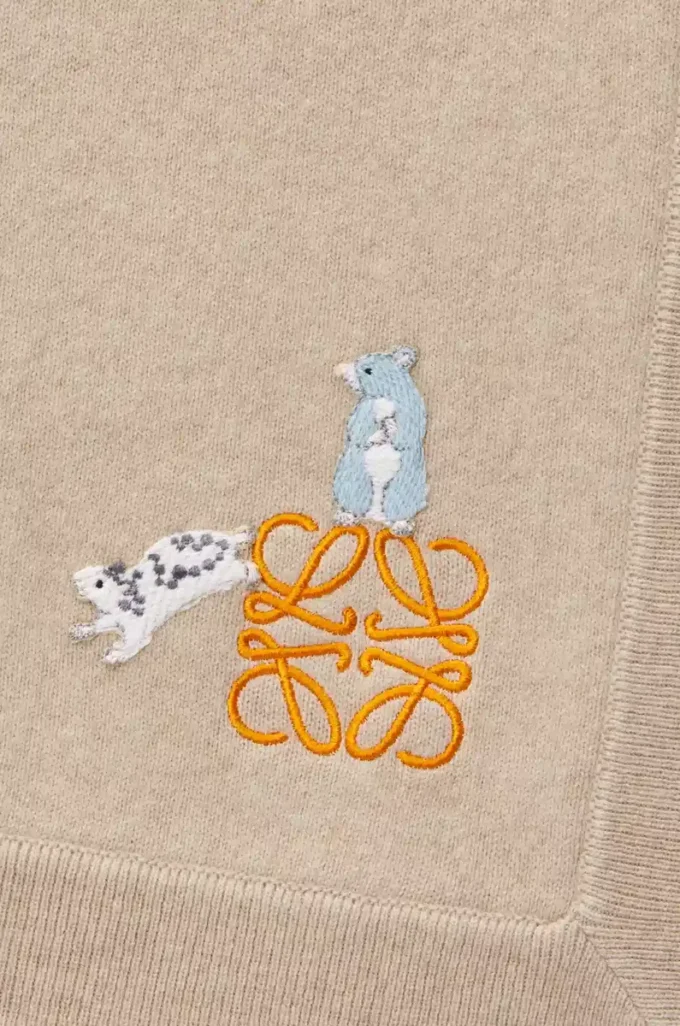 Hamster blanket in cashmere Beige