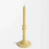 Honeysuckle wax candleholder Yellow