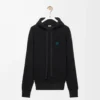 Hoodie in wool Black