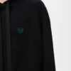 Hoodie in wool Black