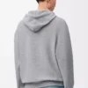 Hoodie in wool Light Grey Melange