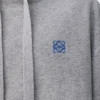Hoodie in wool Light Grey Melange