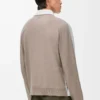 Hybrid shirt in cotton and wool White/Beige