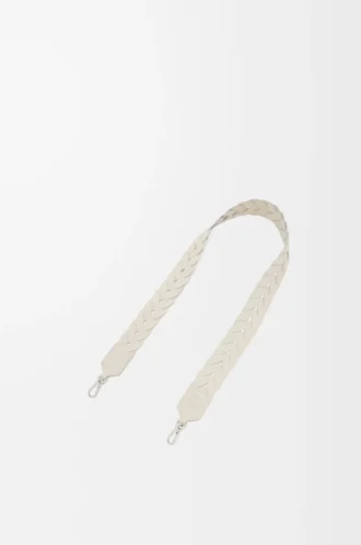 Interlace strap in classic calfskin Sea Salt