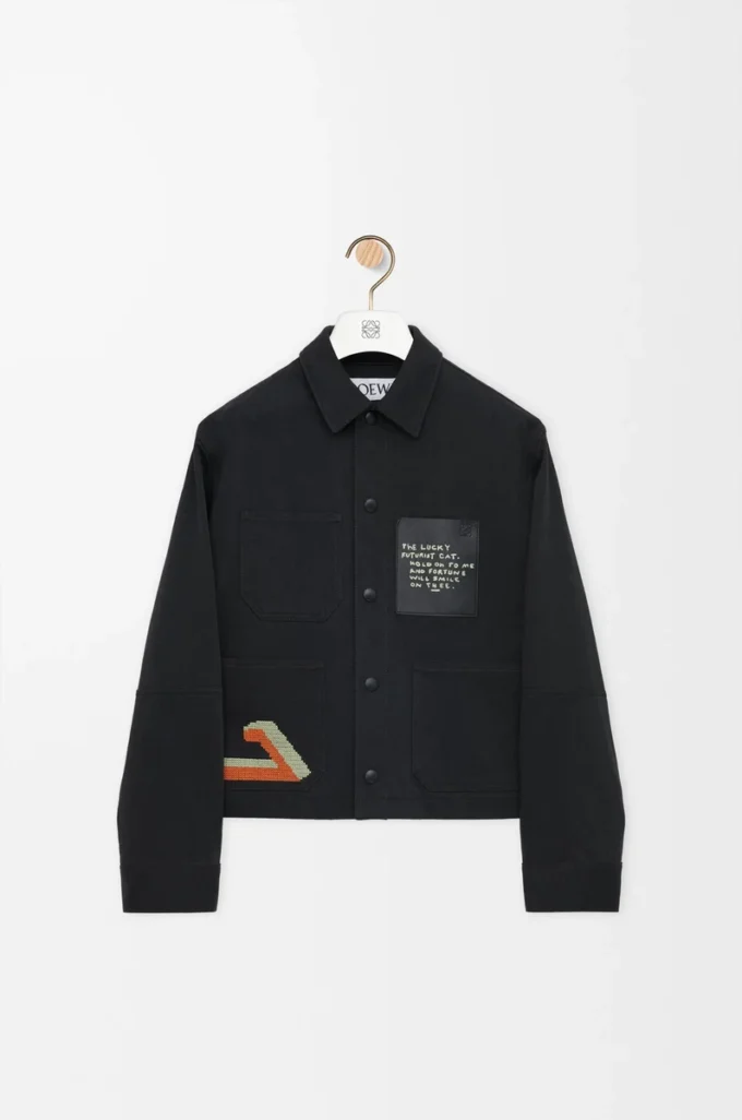 Jacket in cotton Black Jacket in cotton Black