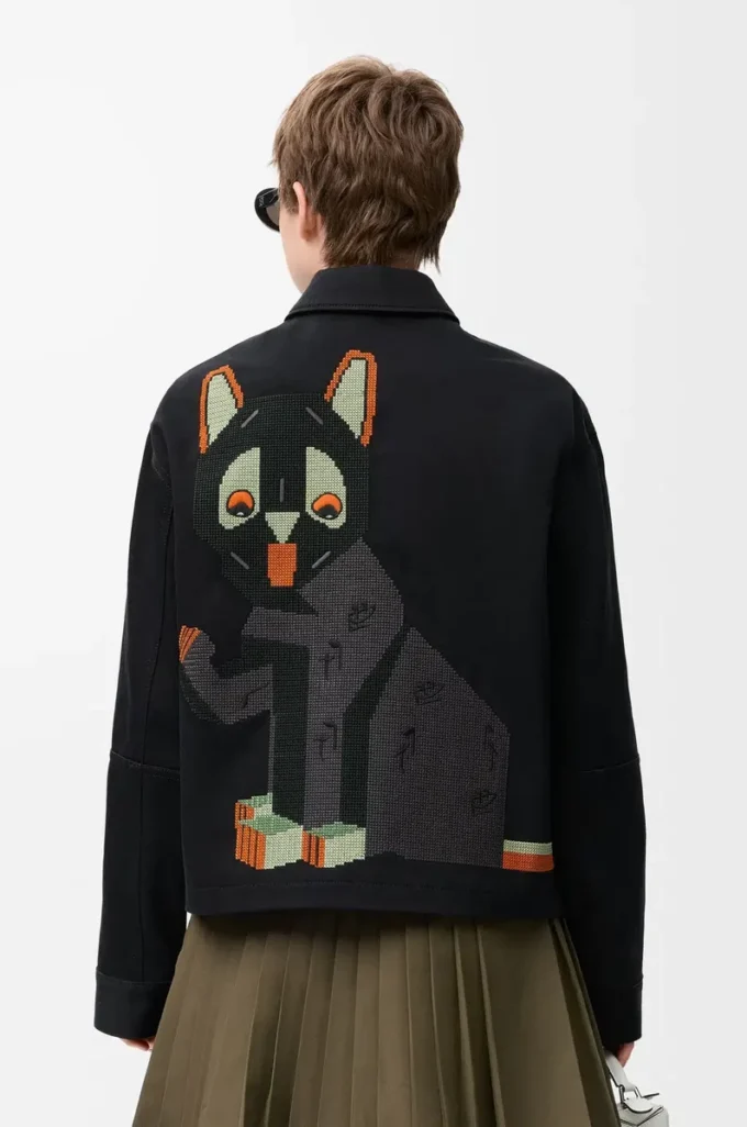 Jacket in cotton Black Jacket in cotton Black