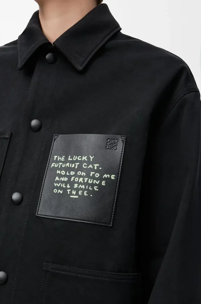 Jacket in cotton Black Jacket in cotton Black