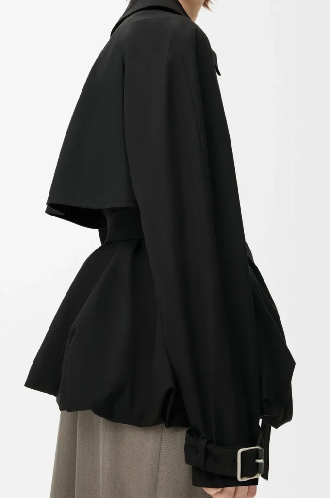 Jacket in cotton Black Jacket in cotton Black
