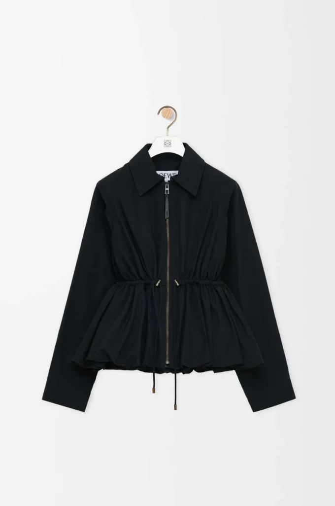 Jacket in cotton blend Black Jacket in cotton blend Black