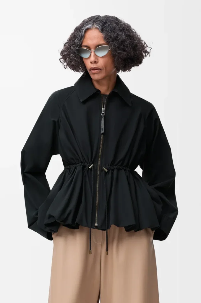Jacket in cotton blend Black Jacket in cotton blend Black