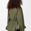 Jacket in cotton blend Khaki Green Jacket in cotton blend Khaki Green